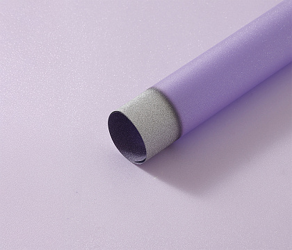 Упак. материал флористическая пленка "Люрекс", 120 мкр, 57 см х 57 см, 10 листов/упак., сиреневый