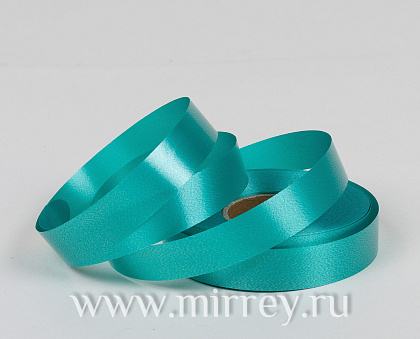 Лента полипропиленовая 2 см х 100 ярд., изумрудный (10 шт/упак)