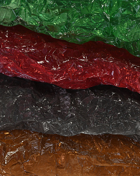 Упак. материал флористическая пленка со стеклянной текстурой , 60 мкр, 56 см х 10 м, винный