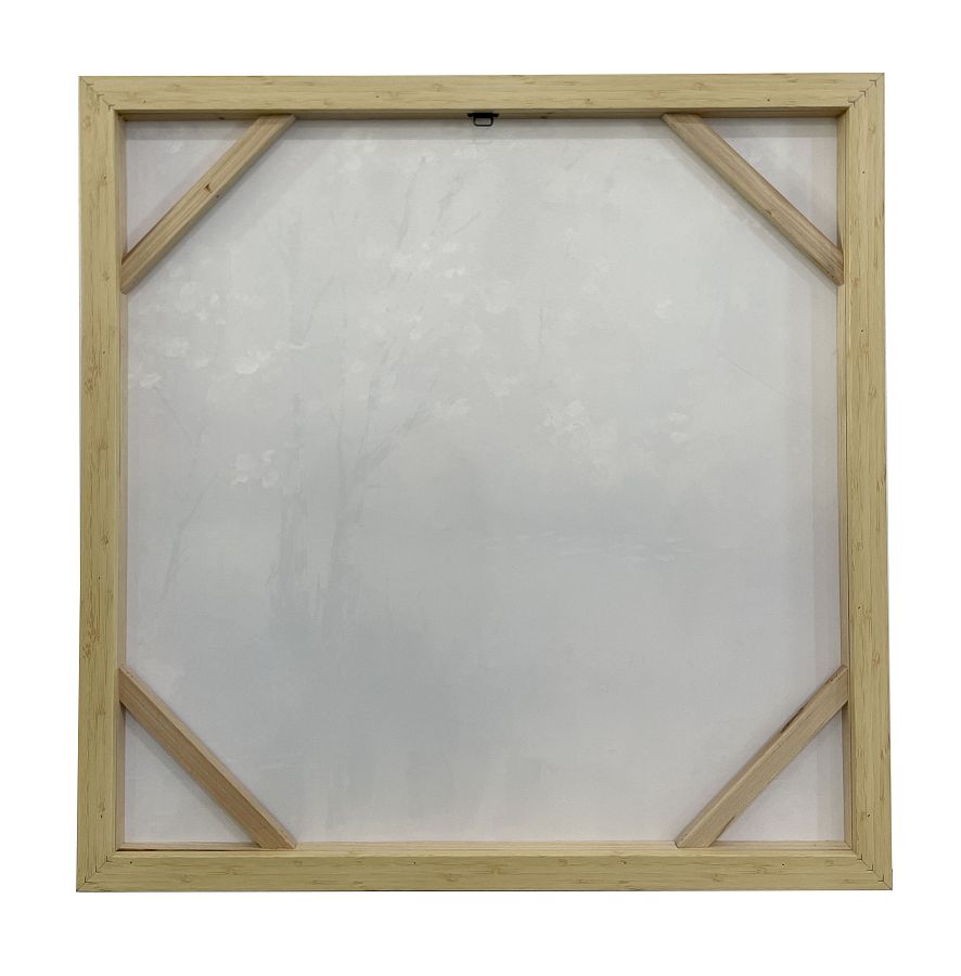 Картина "Пейзаж", 30% ручная работа, рама пластиковая, 80*80*3,5