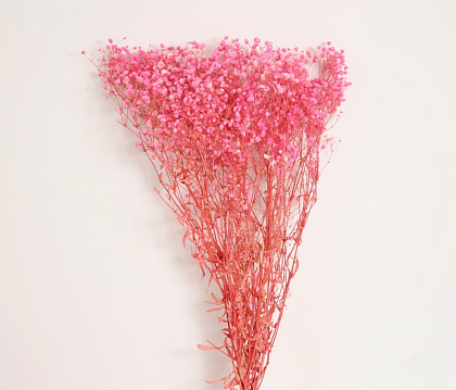 Сухоцвет "Гипсофила", длина 70-80 см., 120 гр/упак., светло-розовый.