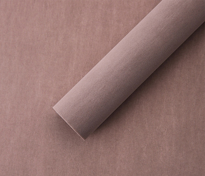 Водостойкий упаковочный материал "Бархат", 53 см*6 ярдов, 75 г/м², латте