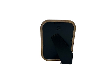 Фоторамка декоративная из дерева, серия "Арронди", цвет орех, со стеклом, 10x15 см