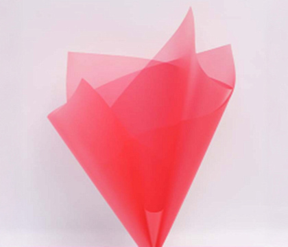 Упаковочный материал Тишью, 58 см х 10 м, красный