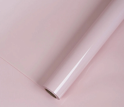 Упаковочный материал Лаковая пленка, 65 мкр, 58 см х 10 м, бежевый