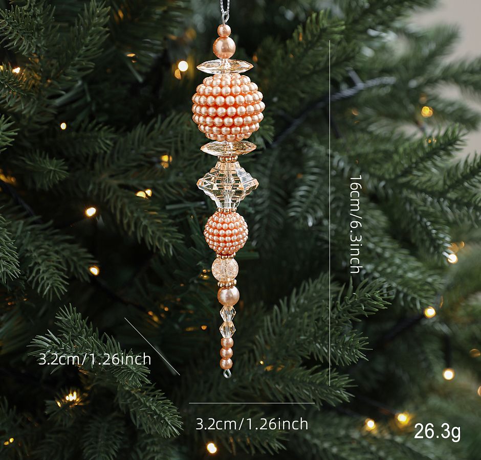 Новогодняя декоративная подвеска 3,2*3,2*16 см, 1 шт.