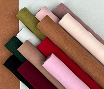 Водостойкий упаковочный материал "Бархат", 53 см*6 ярдов, 75 г/м², пудровый