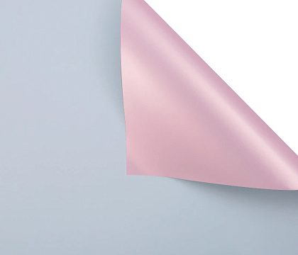 Упак. материал флористическая пленка "Ля Розе", 58 см х 10 м, голубой