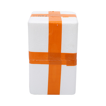 Ваза керамическая, цвет белый, 10,5*23 см