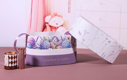 Коробка подарочная "Прованс" 28*16,8*14 см, 1 шт.