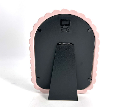 Фоторамка декоративная из МДФ серия "Бабл Бейб", цвет розовый, со стеклом, 13x18 см