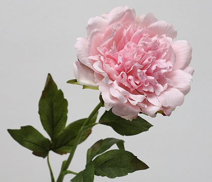 Цветок искусственный декоративный "Пион", H56*D14 см., розовый