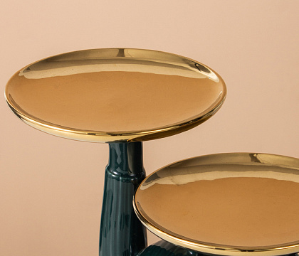 Подставка декоративная "Обезьянка", керамика, цвет зеленый, 25*15,5*27 см