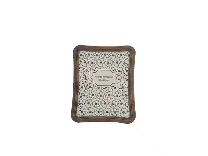 Фоторамка декоративная из дерева, со стеклом, 20x25 см