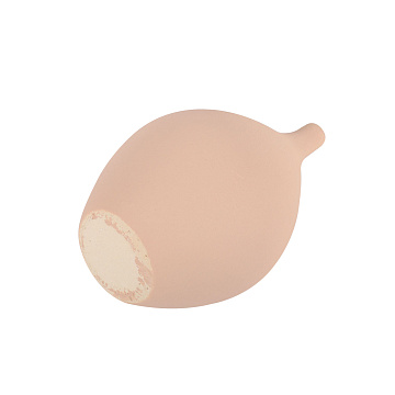 Ваза керамическая, цвет нежно-розовый, 13*21 см