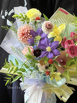 Упак. материал флористическая пленка со стеклянной текстурой , 60 мкр, 56 см х 10 м, винный