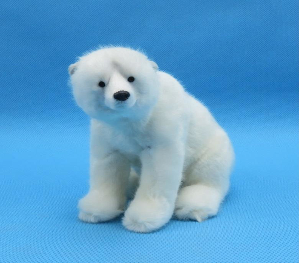 Декоративная новогодняя Фигурка Медведь, 16х11х14 см., белый