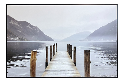 Картина "Уединённость", 30% ручная работа, рама пластиковая, 80x120