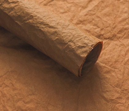 Упаковочная бумага 56 см*56 см, 5листов/упак, 80 г/м², латте