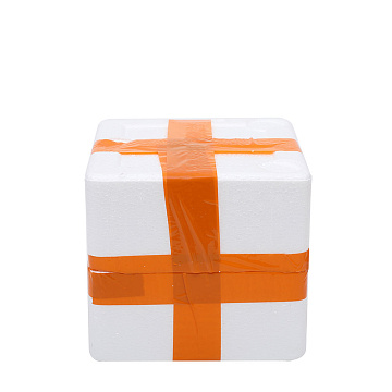 Ваза декоративная керамическая, цвет терракот, 14,5*13 см