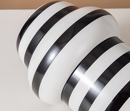 Керамическая декоративная ваза серия "Зебра", 20,5*20,5*26 см