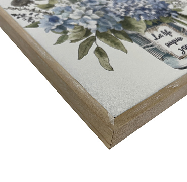 Постер "Букет", рама деревянная, 20*20*1,9