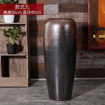 Ваза керамическая декоративная, цвет бронза, 90*40 см.