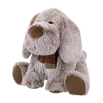 Игрушка мягконабивная ТМ "Relana" Собака в шарфике, 20 см, в/п 20*15*15 см
