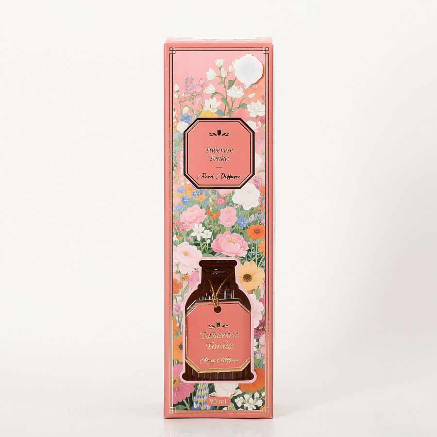 Ароматический диффузор с палочками 90 мл., Tuberose Tonka/Тубероза и тонка