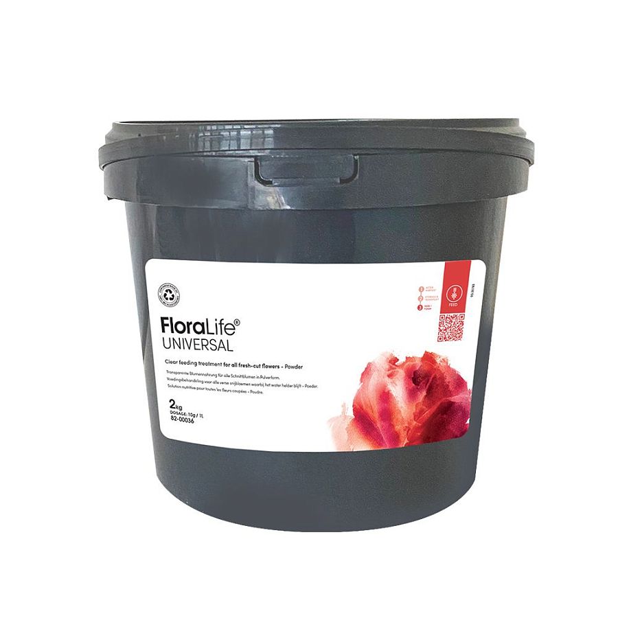 Ведерко Floralife Food Clear 300 Порошк. подкорм. для срез. цветов, 2кг, арт. 82-00036