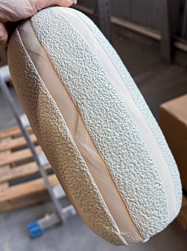 Ваза керамическая "Кактус", цвет зеленый, 13*13*27,5 см.