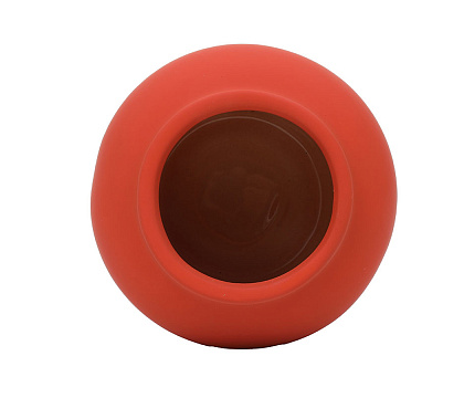 Ваза декоративная керамическая, цвет терракот, 14,5*13 см