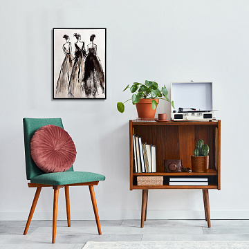 Постер "На балу", рама МДФ, 30*40*2