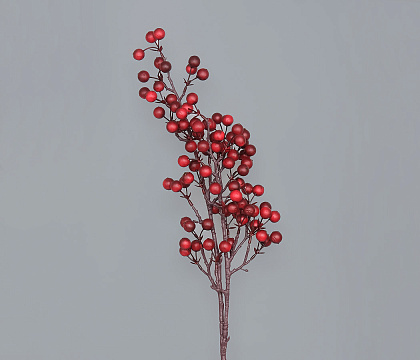 Ветка декоративная с ягодами, 95*25 см, 1 шт.