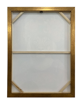 Картина "Лев I", 30% ручная работа, рама пластиковая, 60*80*3,5