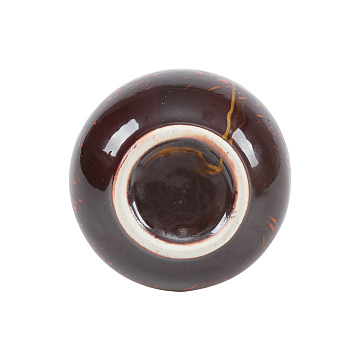 Ваза керамическая, цвет красный, 8*10,9 см