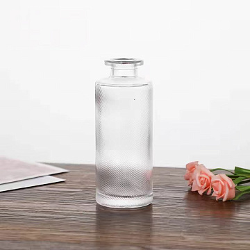 Ваза стеклянная D5*H13 см, 1 шт., прозрачный