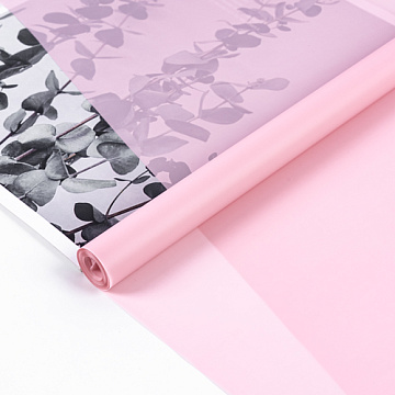 Пленка Лак PASTEL 59 см. 180 гр. розово лавандовый