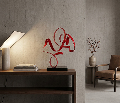 Статуэтка декоративная "Невесомость", цвет красный, 35*13*39 см