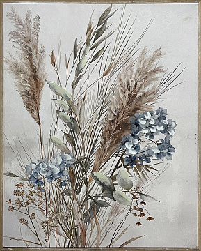 Картина "Легкость", 30% ручная работа, рама деревянная, 40*50*1,9