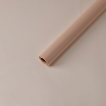 Упак. материал флористическая пленка "Новая глянцевая", 50 мкр, 57см х 10м, пудровый