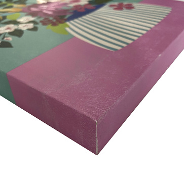 Картина "Сочный букет", 30% ручная работа, без рамы, 30*40*3,8