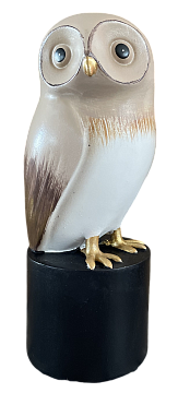 Статуэтка декоративная "Сова", полирезина, 6,5*7*17,5 см