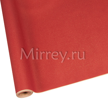  Флористическая крафт бумага однотонная, 60 см x 10 ярд, бордо