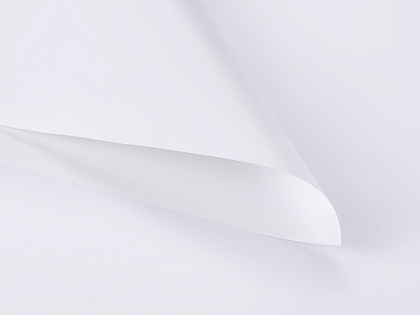 Упак. материал флористическая пленка матовая, 55 мкр, 58 см х 10 м, белый