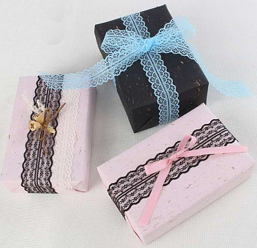 Лента декоративная "Изящное кружево", полиэстер, 45 мм х 50 ярд., белый (4 шт./упак.)