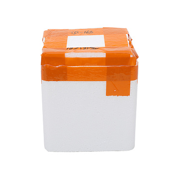 Ваза керамическая, цвет бело-золотой, 12,5*14 см