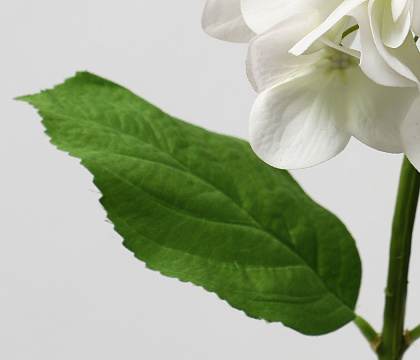 Цветок искусственный декоративный "Гортензия", H60*D24 см., белый