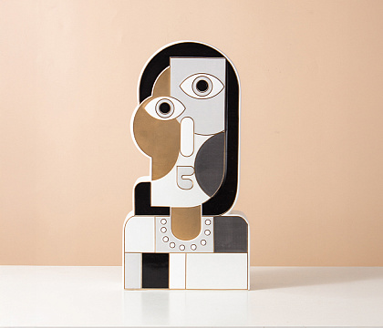 Керамическая декоративная ваза серия "Пикассо", 22,5*9*43 см