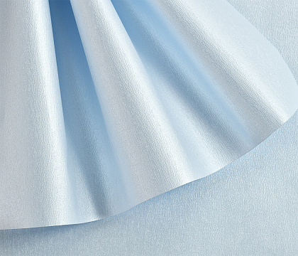 Упаковочная бумага с перламутровым отливом 53 см* 4 ярда, 120 г/м², небесно-голубой